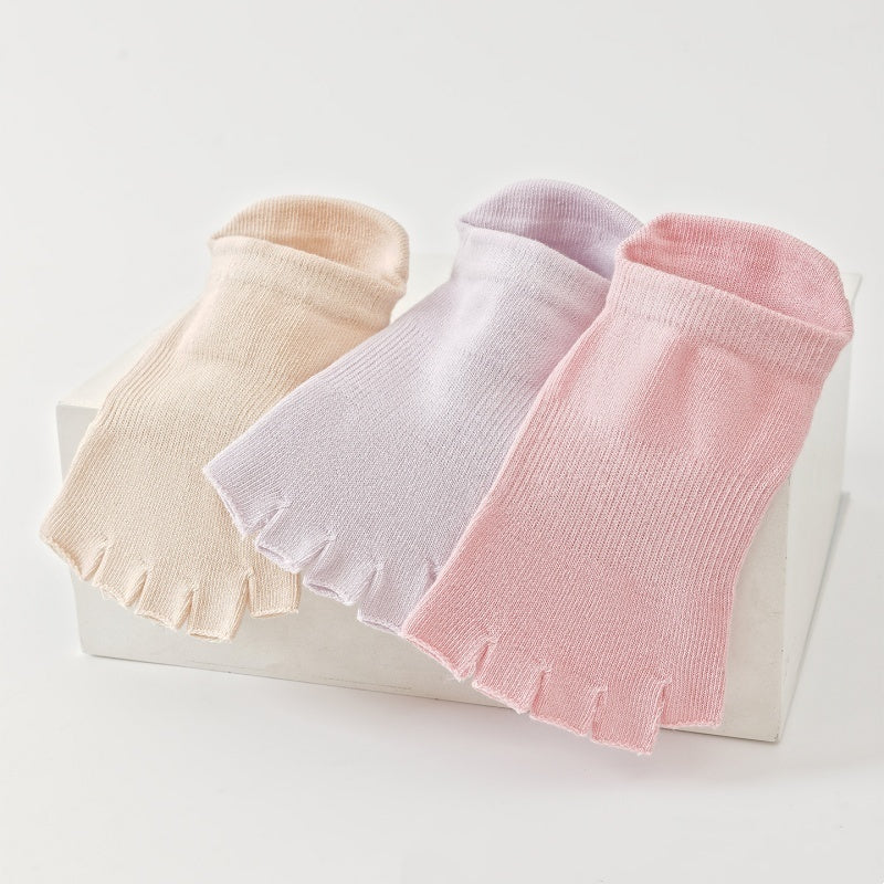 Chaussettes de Yoga Antidérapantes Femme