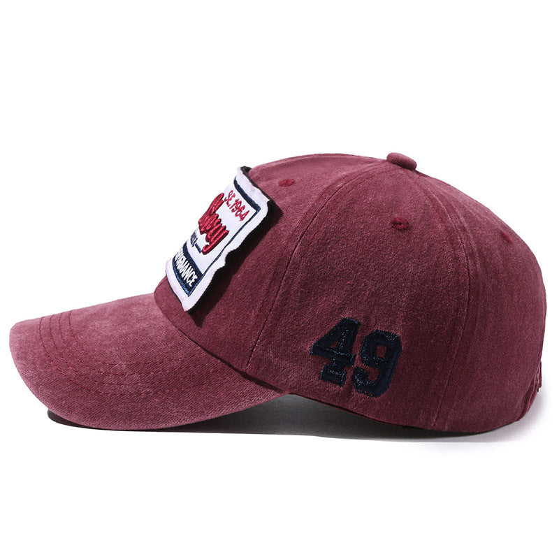 Casquette Brodée en Coton Lavé