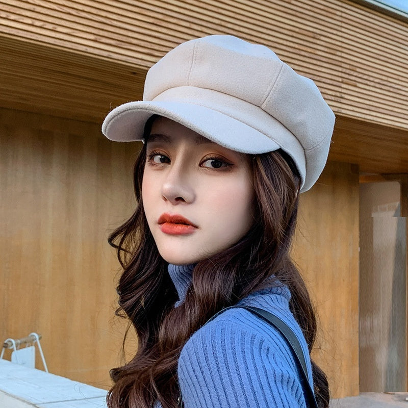 Casquette Gavroche Femme en Laine